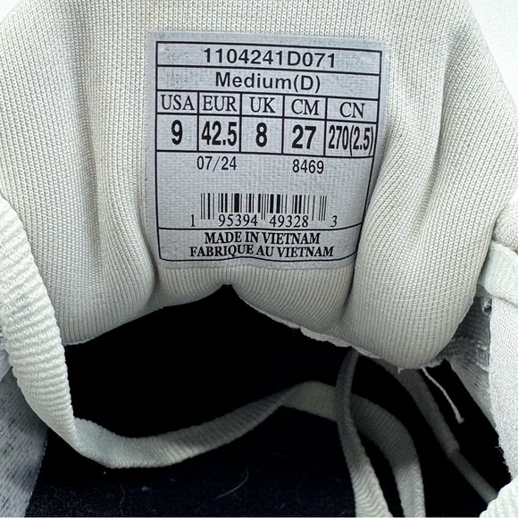 Brooks Adrenaline GTS 23 GTX waterproof Sneakers Oyster Mushroom/Orange/Blue SZ9 - Picture 10 of 11